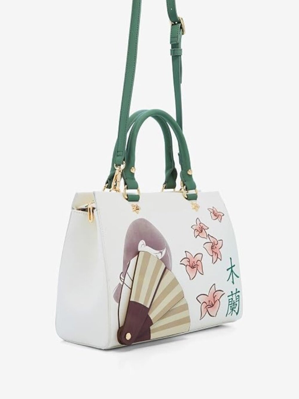Our Universe Disney Mulan Fan Handbag - BoxLunch Exclusive NWT